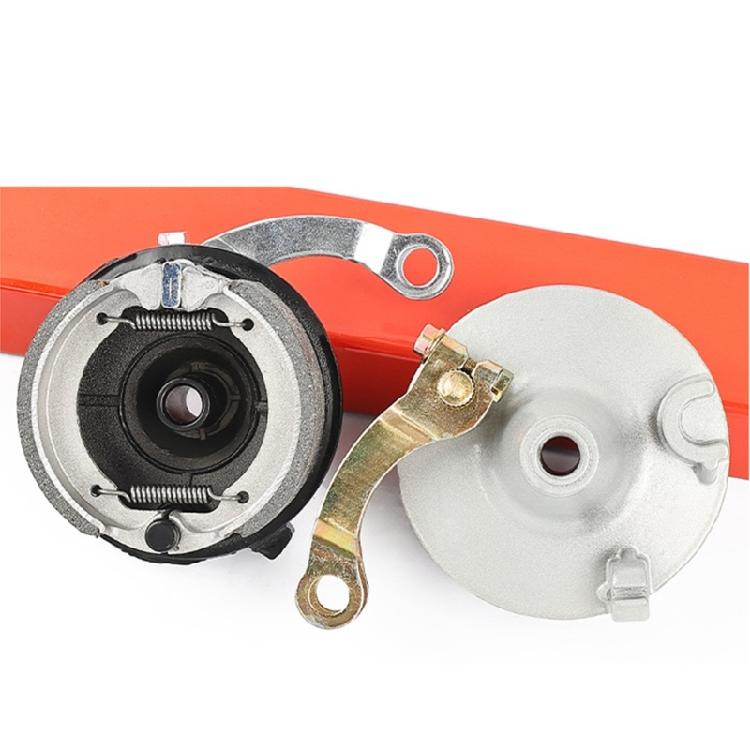Quick Stop Electric Bike Drum Brake Assembly Front Brake Unit Precise Engineered Brake Blocks Metal Components Safe Riding