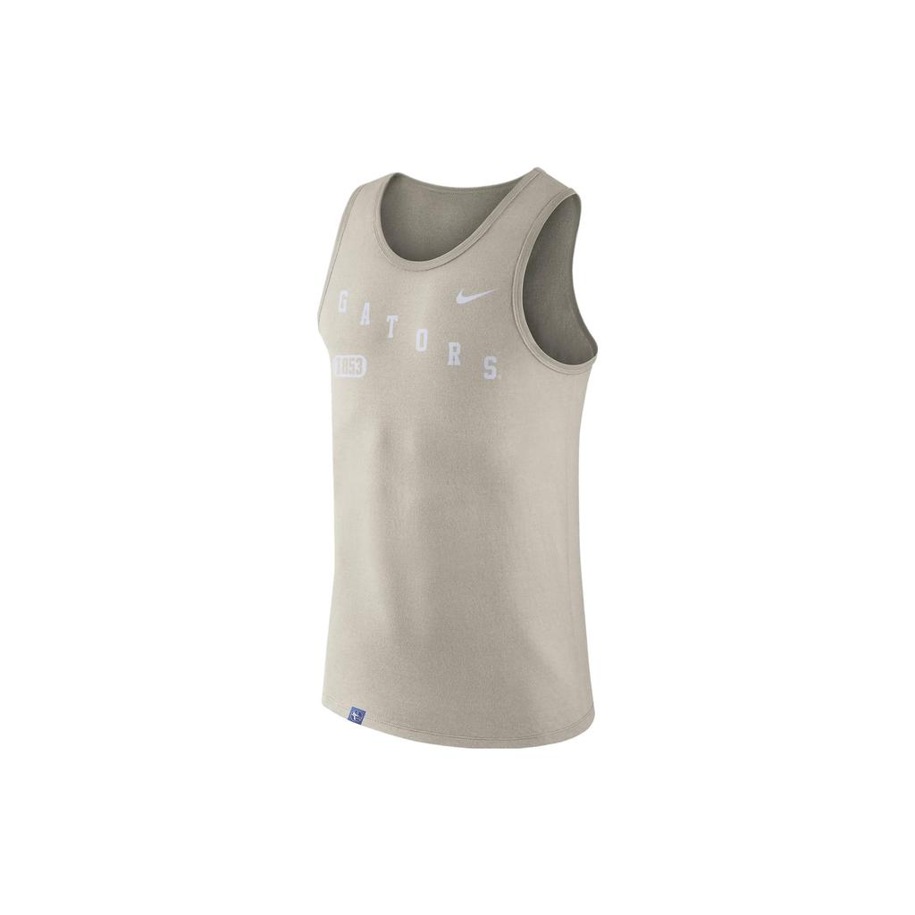 Nike SS23 Letter Print Sleeveless Tank Top Men Tops Cream-White DZ3902-236