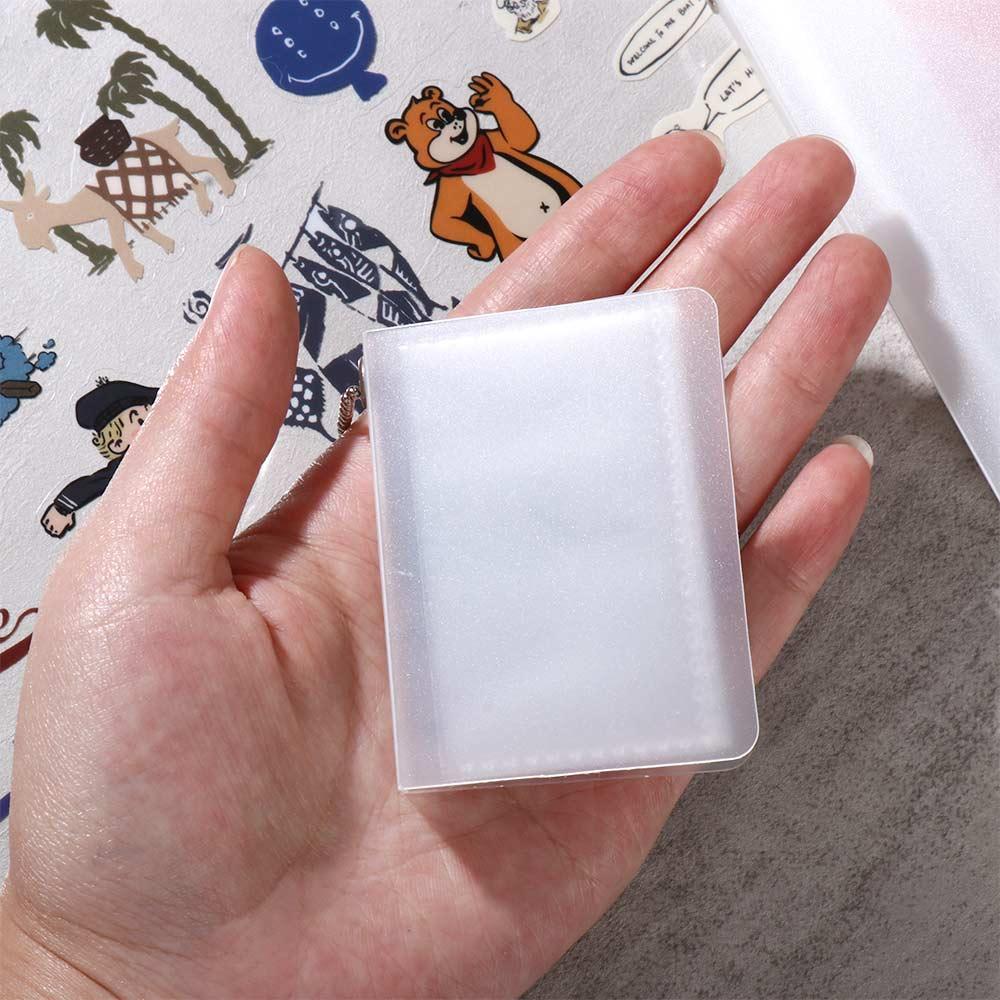 Photo Collection Card Holder Mini Photo Organizer Key Chain Album Key Ring Bag Pendant Photo Album