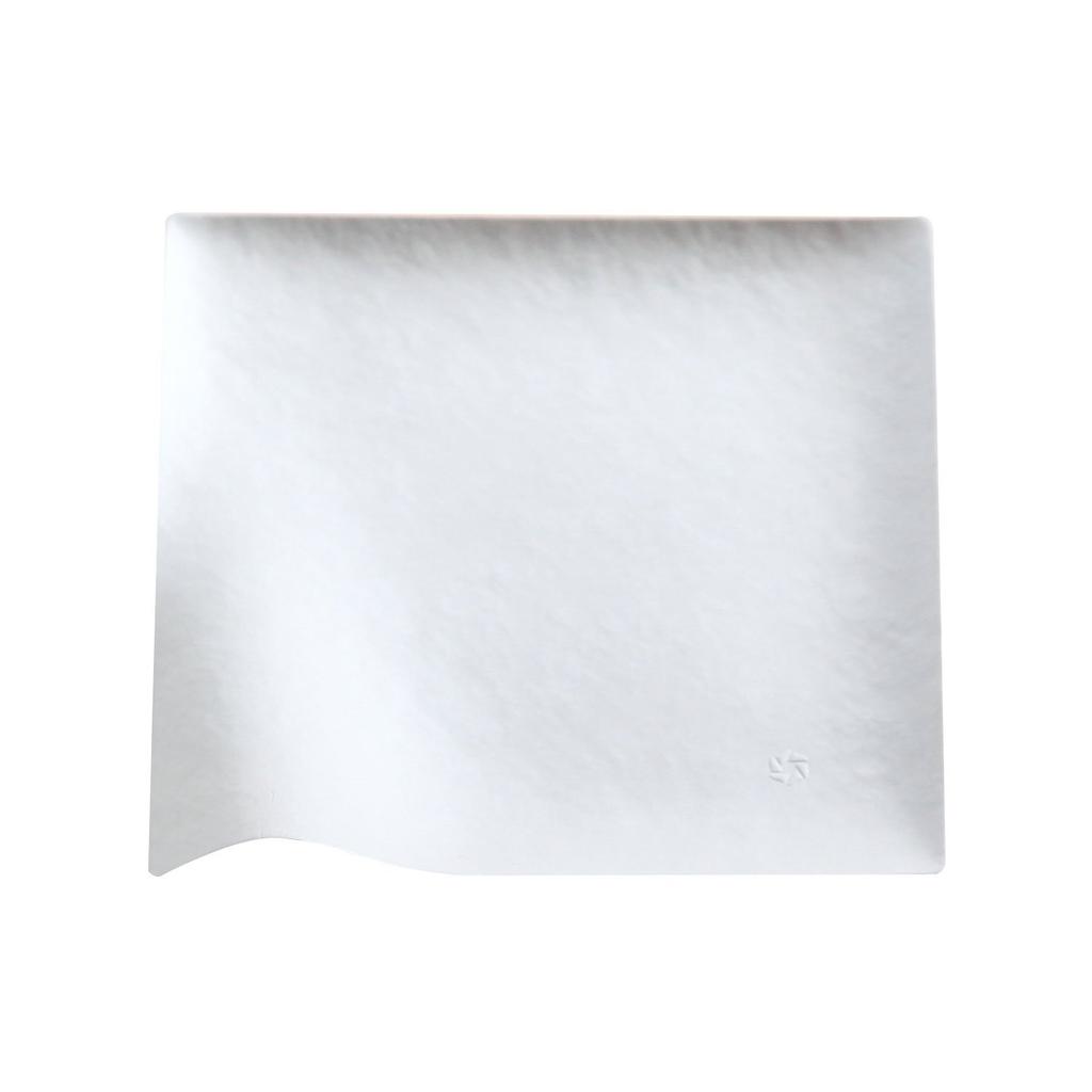 Disposable paper plates WASARA square plates 100 pieces (medium)