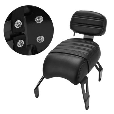 Rear Passenger Seat with Backrest Kits Replacement for Indian Bobber 2018‑2023