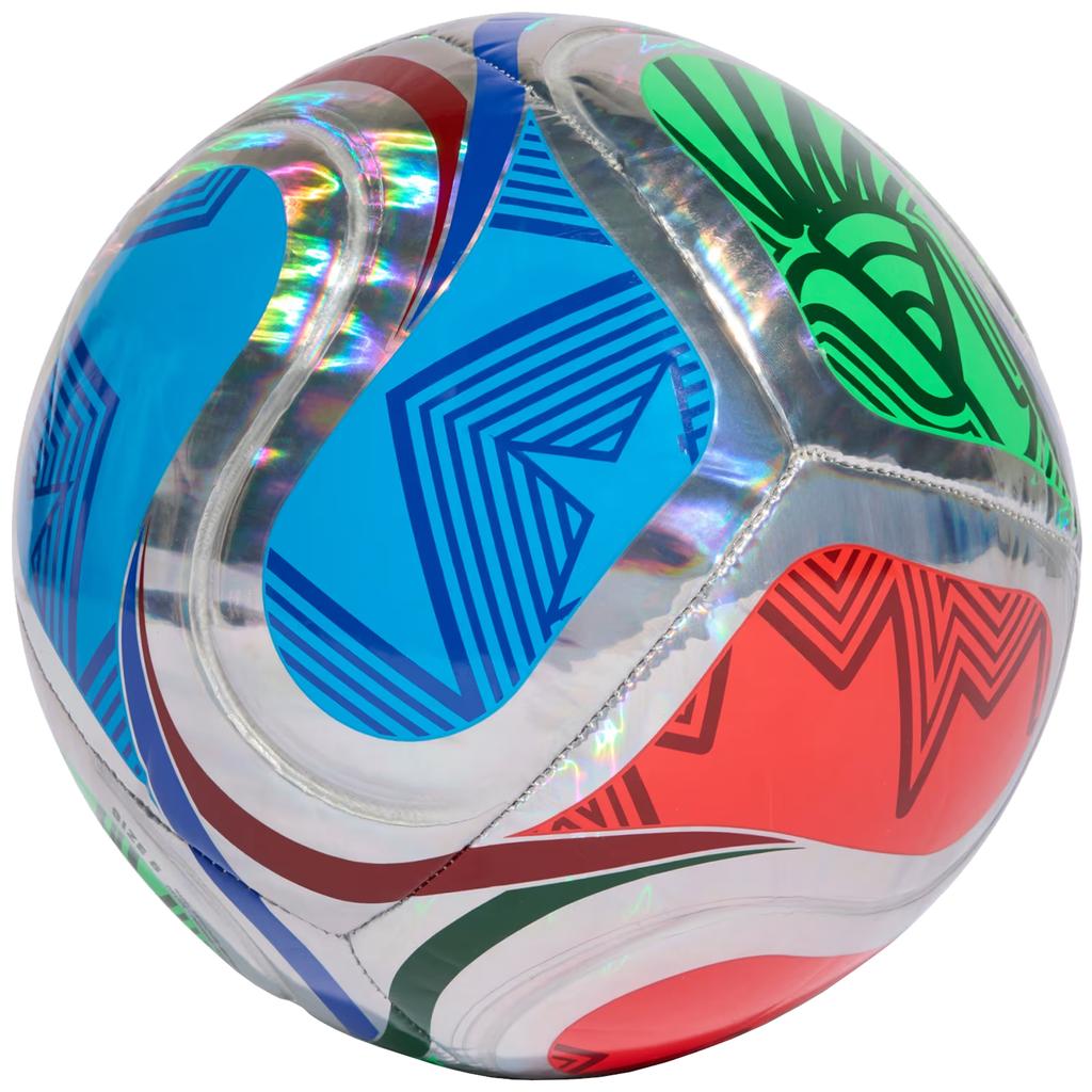Adidas FIFA World Cup 26 Trionda Training Foil Ball, Unisex Silver Football