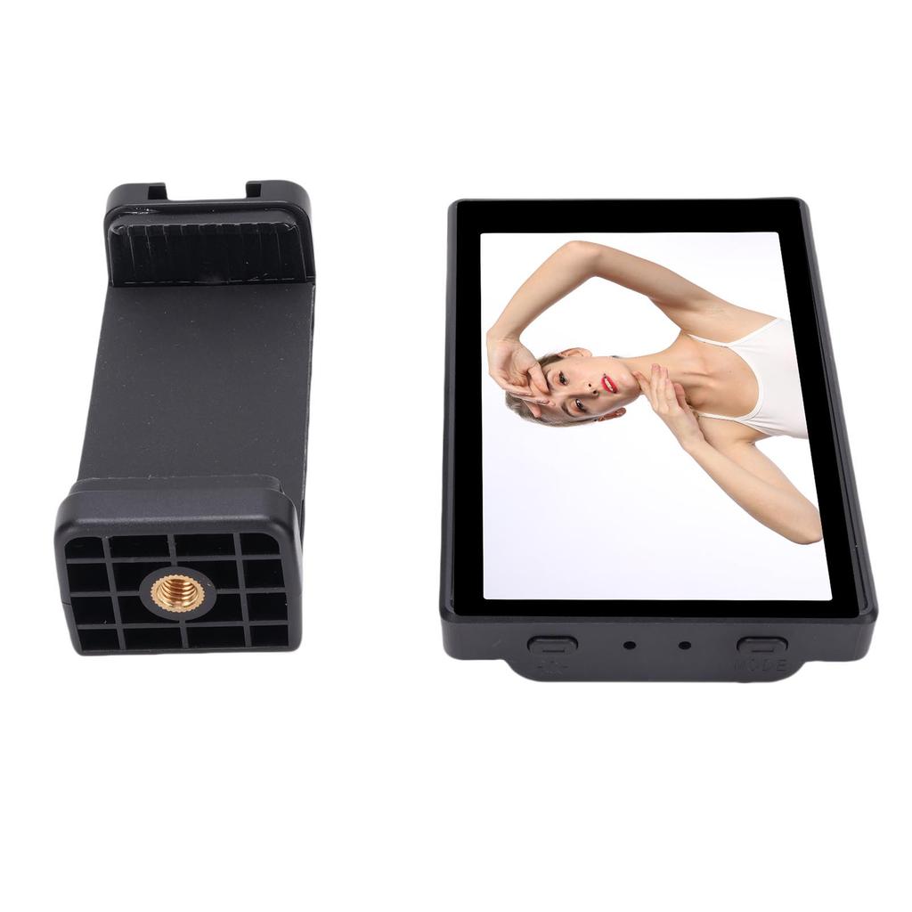 Phone Vlog Selfie Display Screen Magnetic Phone Clamp Rear Camera Selfie Screen for Live Streaming Video Recording