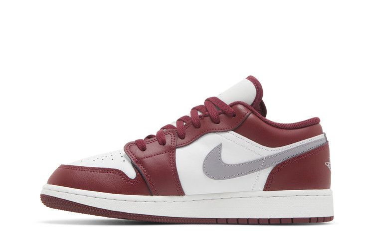 Kids' Sneakers Jordan 1 Low Bordeaux (GS) Cherrywood Red/Cement Grey/White