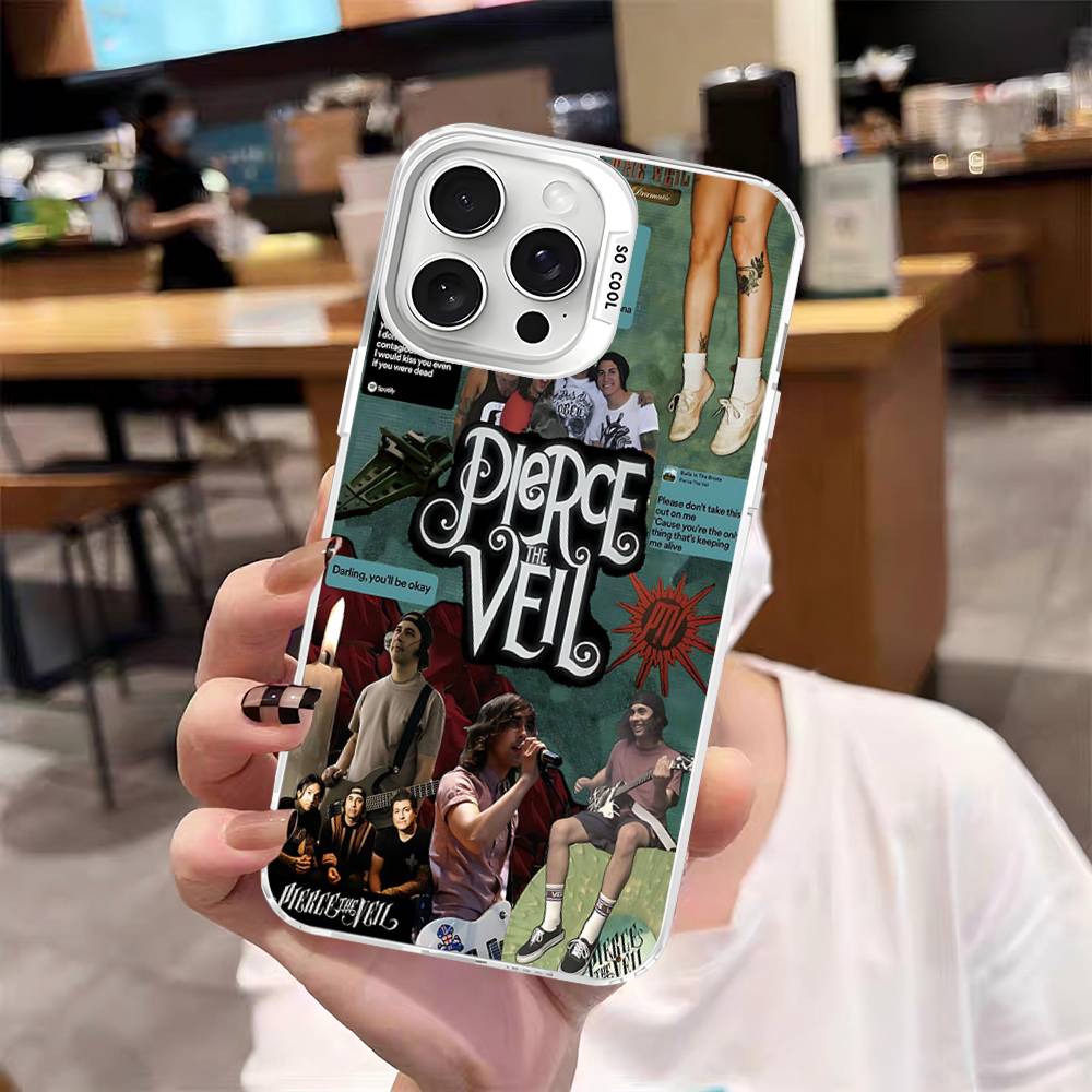 Classic Band P-Pierce T-The V-Veil Phone Case For IPhone 16 15 14 13 12 11 17 Pro MAX Plus Pro Matte Shockproof Cover