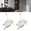 2PCS Stainless Steel Cabinet Window Pulley Precision Bearings Door Roller Assembly  Wardrobe