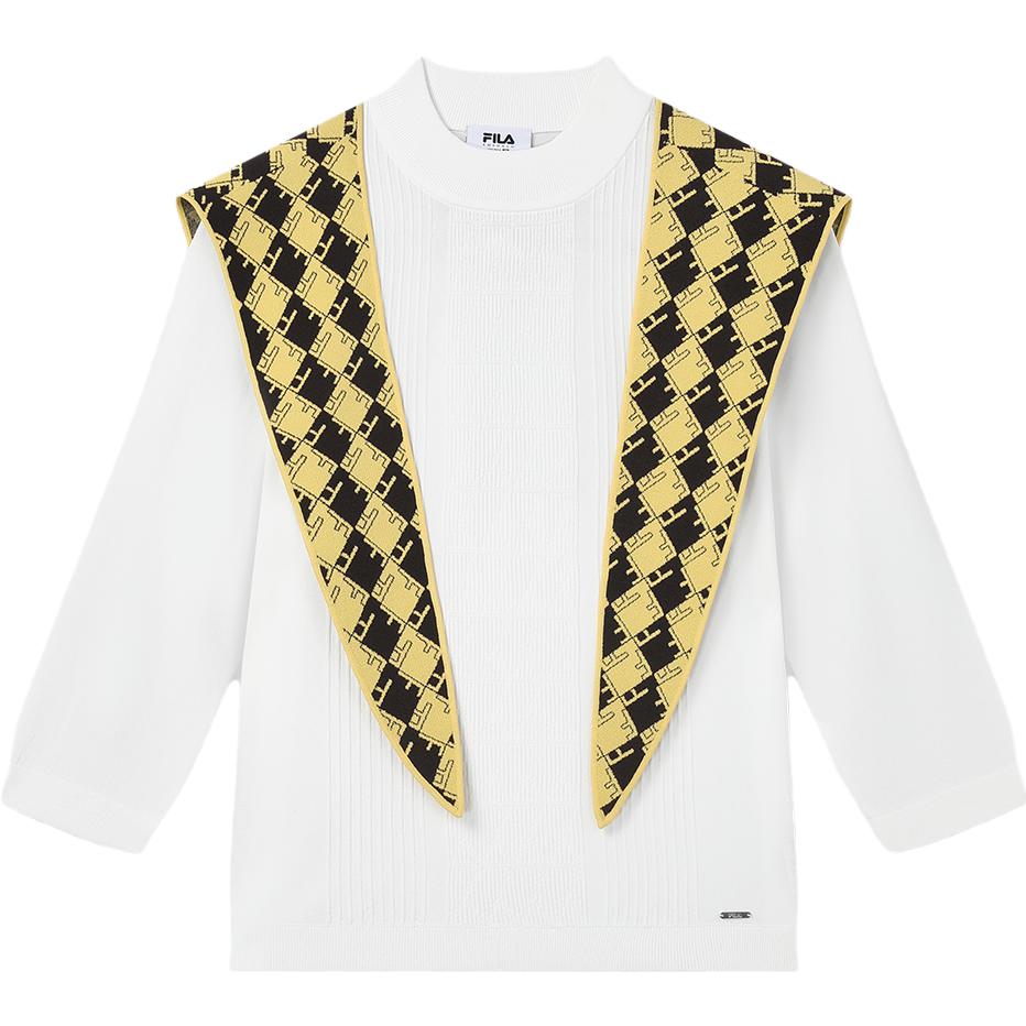

New FILA Knitwear Women s Standard White F11W334409F-WT