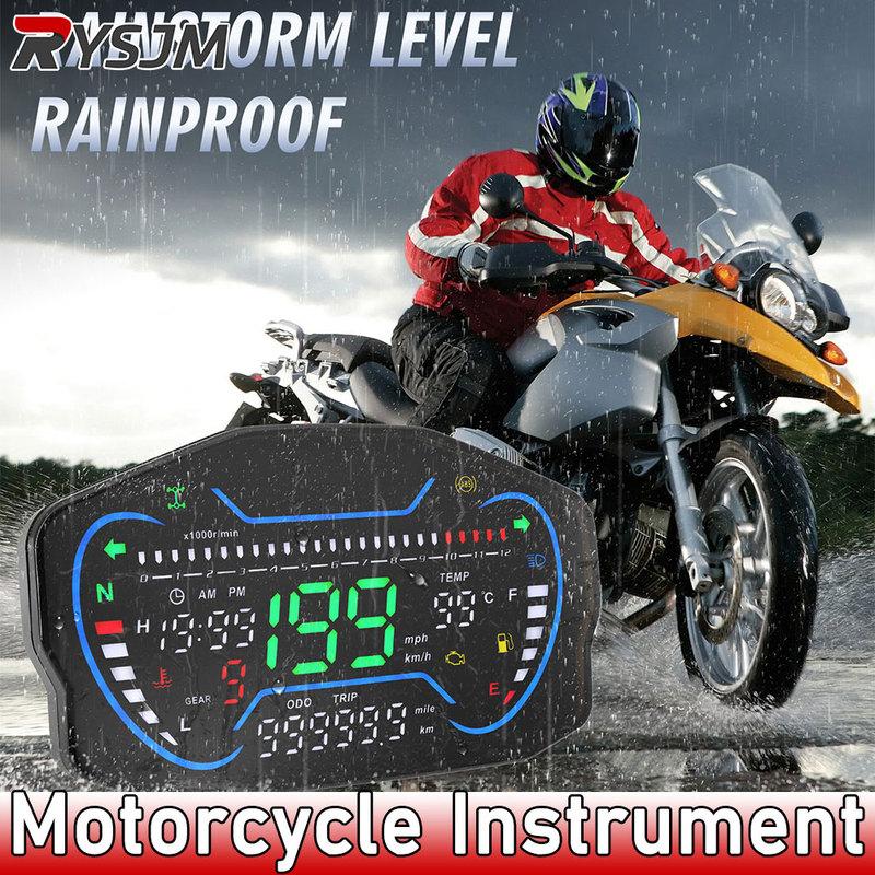 AD Speedometer RPM Motorcycle Meter GPS Speed Meter Digital Odometer Electric Injection Carburetor Instrument customized