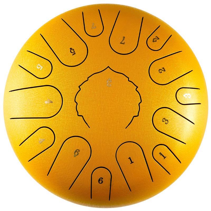 Éterický ocelový jazykový buben - 6/8/10/12/13/14 palcový Handpan perkusní nástroj.