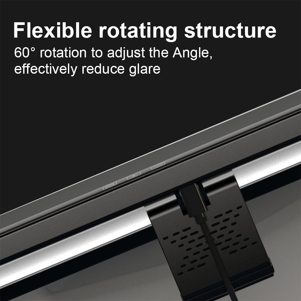 LED Monitor Light Bar Dimmable Computer Monitor Lamp USB Powered Hanging Table Lamp for Desk/Office/Home/Game