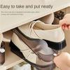 10Pcs Adjustable Integrated Shoe Support Shoe Cabinet Storage Rack Shoe Storage Rack Space-saving Removable Double-layer Rack