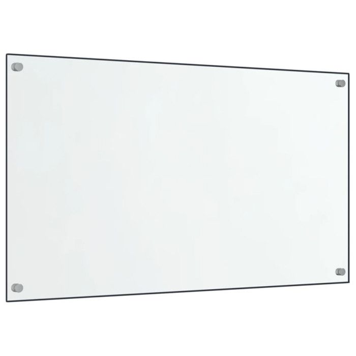 Dosserets de cuisine 2 pcs transparent 70x60 cm verre trempé