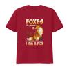 Fox T Shirt Foxes Are Awesome Cute Kids Girls Boys vintage Washed streetwear Stylish Soft Breathable Casual Unisex Comfortable
