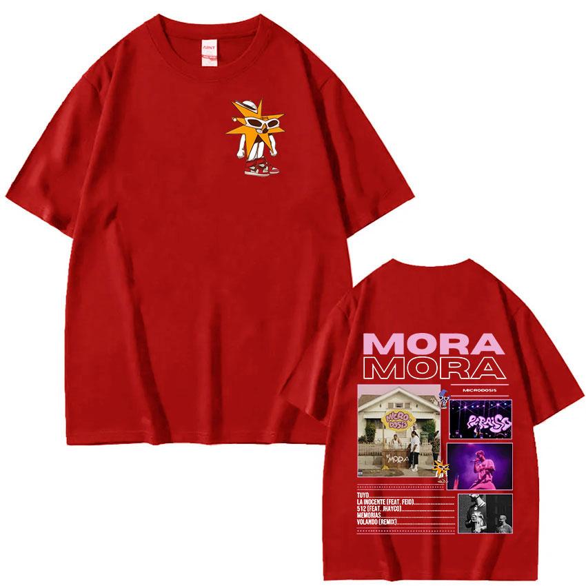 

Singer MORA MICRODOSIS Tour 2025 Album Merch T Shirt Men Women Fashion Pop Music T-Shirt Vintage Oversized Short Sleeve T-Shirts 3XL
