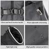 Dog Raincoat with Harness Waterproof Jacket for Small Dogs Adjustable Reflective Dog Rain Overalls Four Legged Raincoat Pet Rain 5