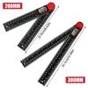 111/111mm Digital Angle Finder Ruler Protractor Inclinometer Electron Goniometer Angle Measuring Tool