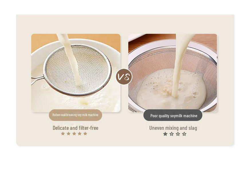 Hochleistungs-Multifunktions-Entsafter und Sojamilchbereiter mit automatischer Heizung – Filterlos