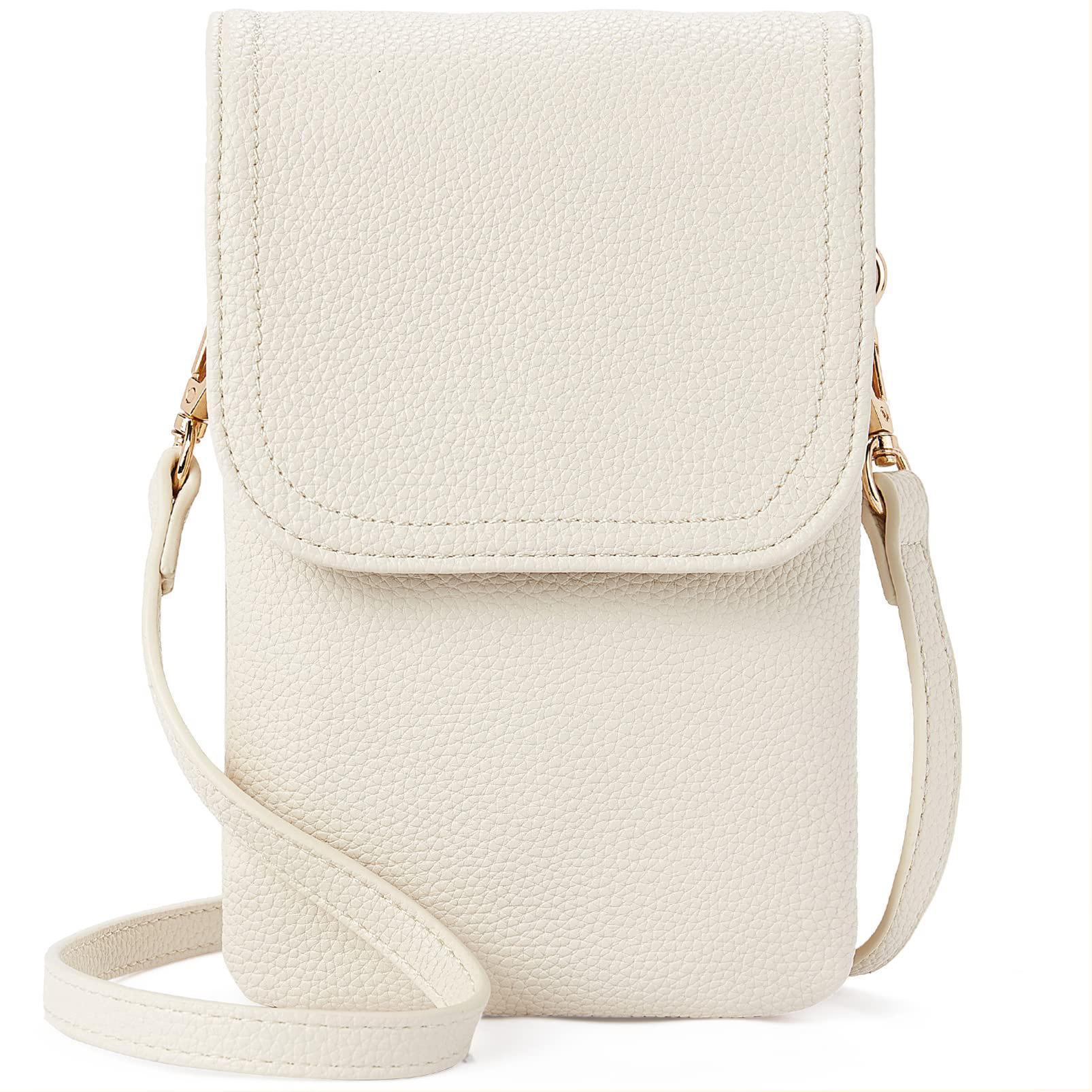 XYKK01 Kleine Designer Crossbody Tassen voor Dames &VerticalLine; Telefoon Tas Portemonnee Handtas Verstelbare Riem Moederdag Cadeau wit