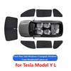 For Tesla Model Y L YL 2026 Side Window Privacy Sunshade Front Rear Windshield Sunshade Visor Outdoor Glass Roof Blind Shading