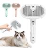 3 In 1 Pet Grooming Brush with Fine Mist Spray Loose Fur