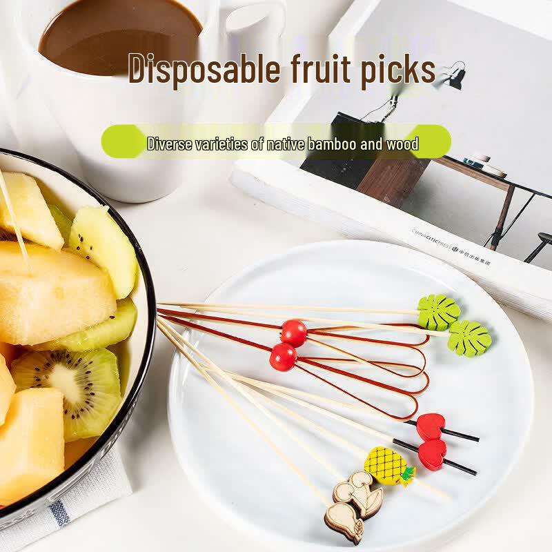 Disposable Bamboo Fruit Picks