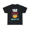 100 Days Of School 100 Days Smarter Graphic Tee Shirt, S-5XL