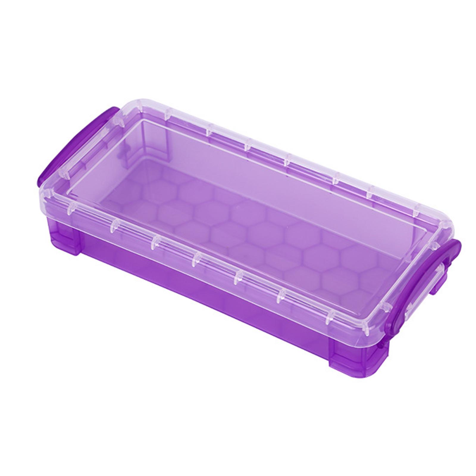 

Пенал большой вместимости с пылезащитной крышкой, прозрачный бокс для хранения ручек, органайзеры для цветных карандашей, портативные органайзеры для ручек