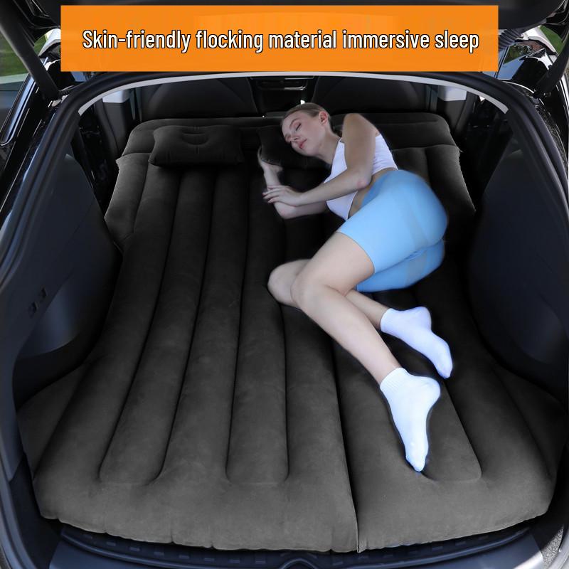 Tesla Model Y/3 Rear Seat Inflatable Mattress - Foldable Car Sleeping Pad