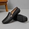 Fashion Italian Style Men's Penny Loafers Casual Leather Slip on Flats New Driving Shoes Non-Slip Sole Moccasins Handmade Business Shoes