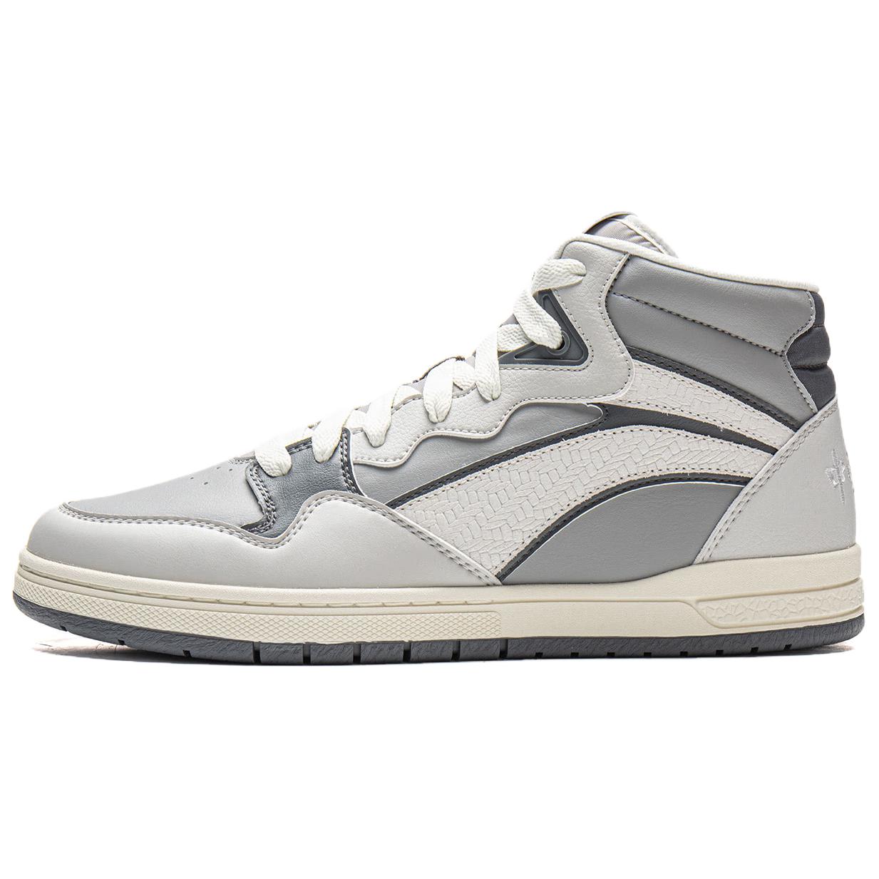 

Li Ning Wave PRO S MID Покрытие Средняя высота Высокие кеды для скейтбординга Унисекс Кристально-серый AEPW001-3 39