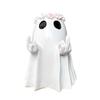 Halloween Middle Finger Ghost Statue Wreath Ghost Resin Figurine Sculpture Holiday Party Home Office Desktop Decoration Ornament