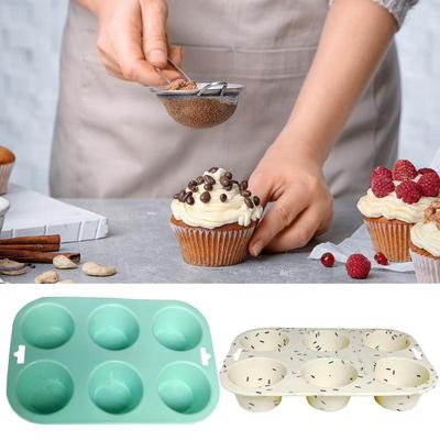 Muffin Top Pan 2X Non Stick Muffin Tin Bakeware High Temperature Resistant Baking Tray Hamburger Buns Molds For Breakfast
