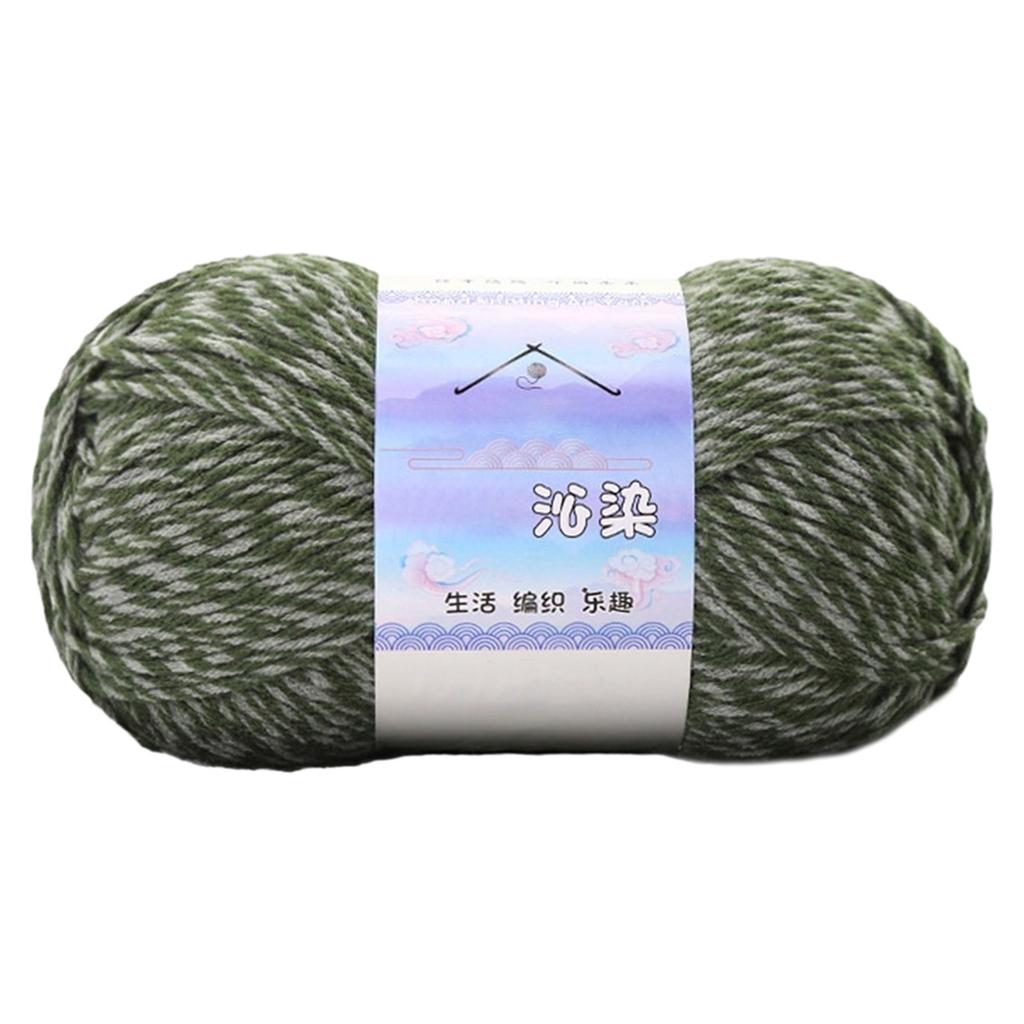 Häkelgarn Strickgarn Baumwollgarn für DIY Hut Pullover Schal Handarbeiten Garn Farbverlaufsgarn zum Häkeln Stricken