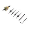 Countersink Drill Bit Kit 6.5mm Hex Shank Adjustable Counter Sink Drill Bit with Depth Stop