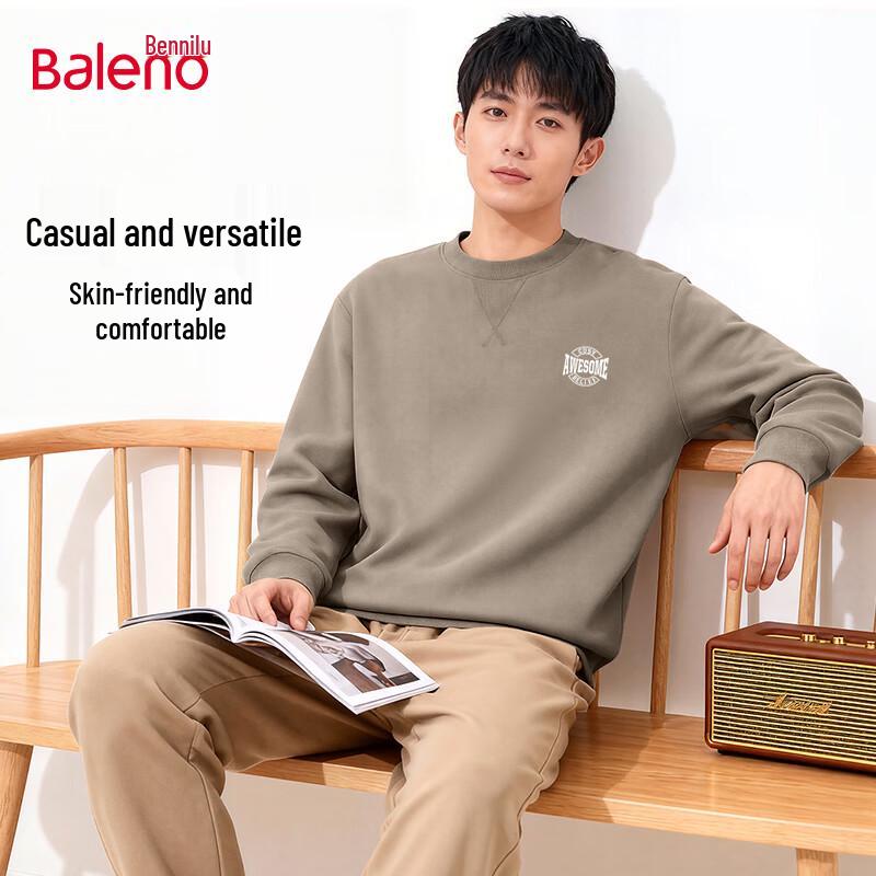 Baleno Men s Plush Lined Pullover Sweatshirt 2XL