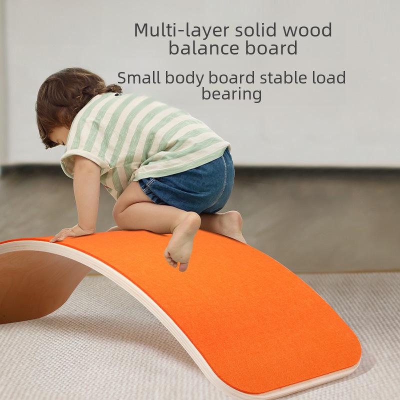 CPC Wooden Indoor Seesaw: Sensory Balance and Bending Toy for Children, Double Interactive Play Equipment