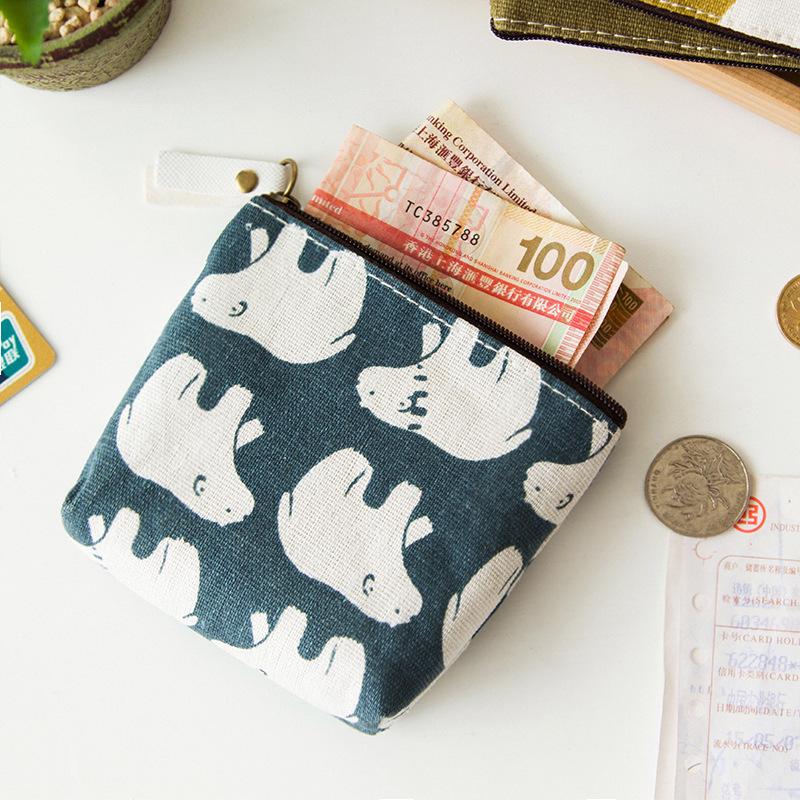Portable Multi-Purpose Cartoon Storage Bag - Large Capacity for Lipstick, Sanitary Pads, Period Essentials, and Coins