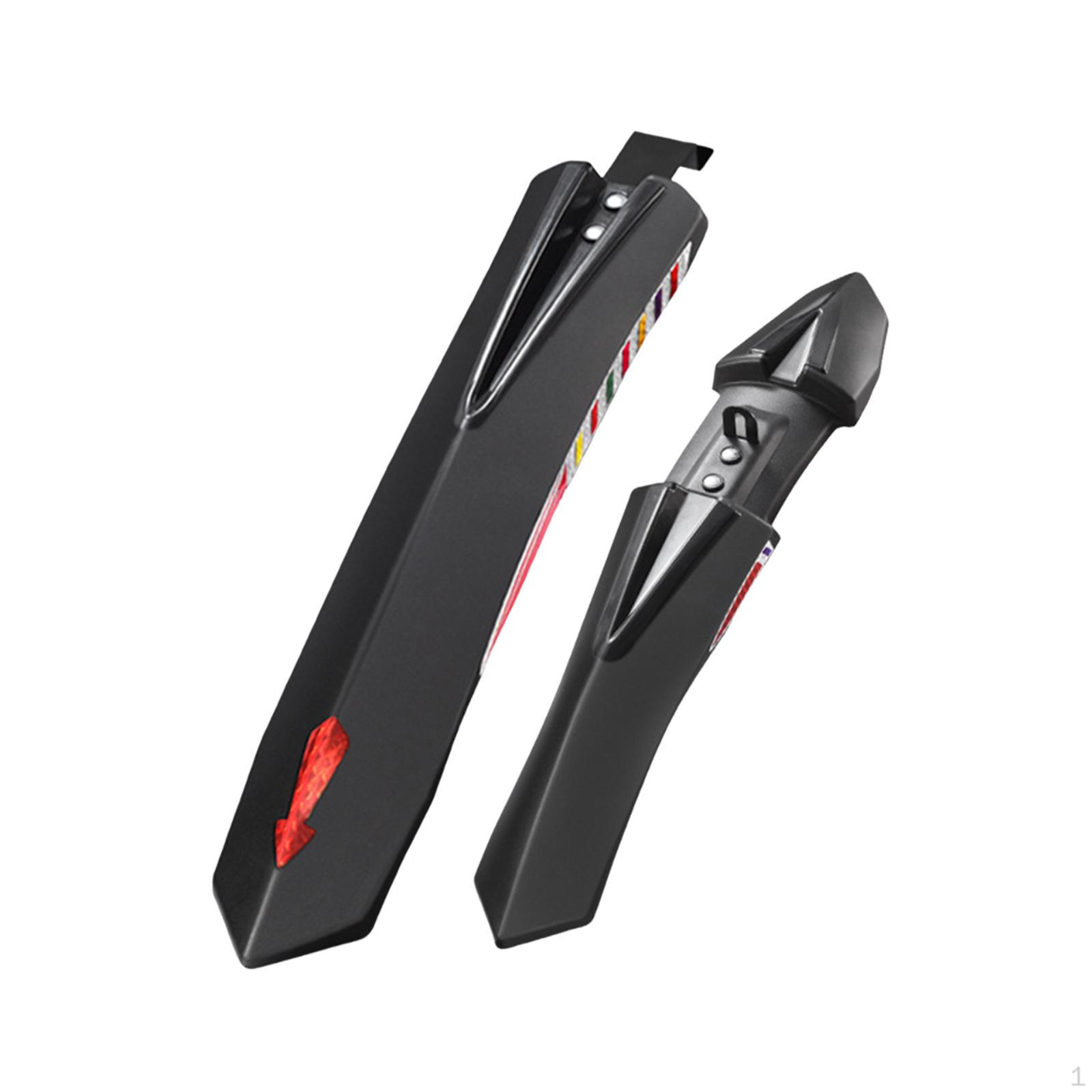 Переднее и заднее велосипедное крыло. Велосипедные крылья. Регулируемая защита от дождя — фото 13