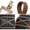 Snow Chains Car Tire Snow Chain for Winter 6 PCS Manganese Steel Auto Anti-Skid Chains Ice Mud Tires Chain Adjustable Auto Wheel