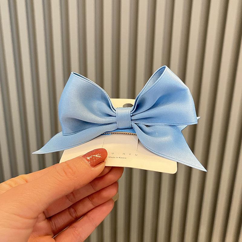 

Корейская розовая заколка-бантик для девочек - Милая принцесса заколка-уточка