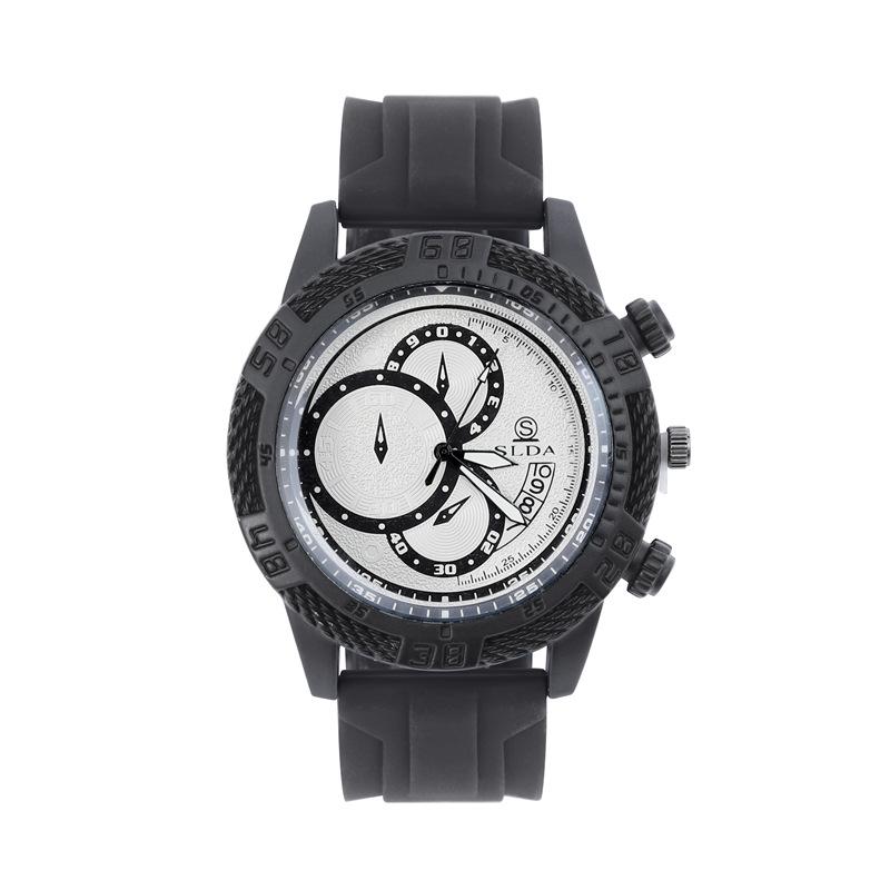 Personality Trend Temperament Men S Watch Men S Casual Business Silicone Belt Quartz Watch