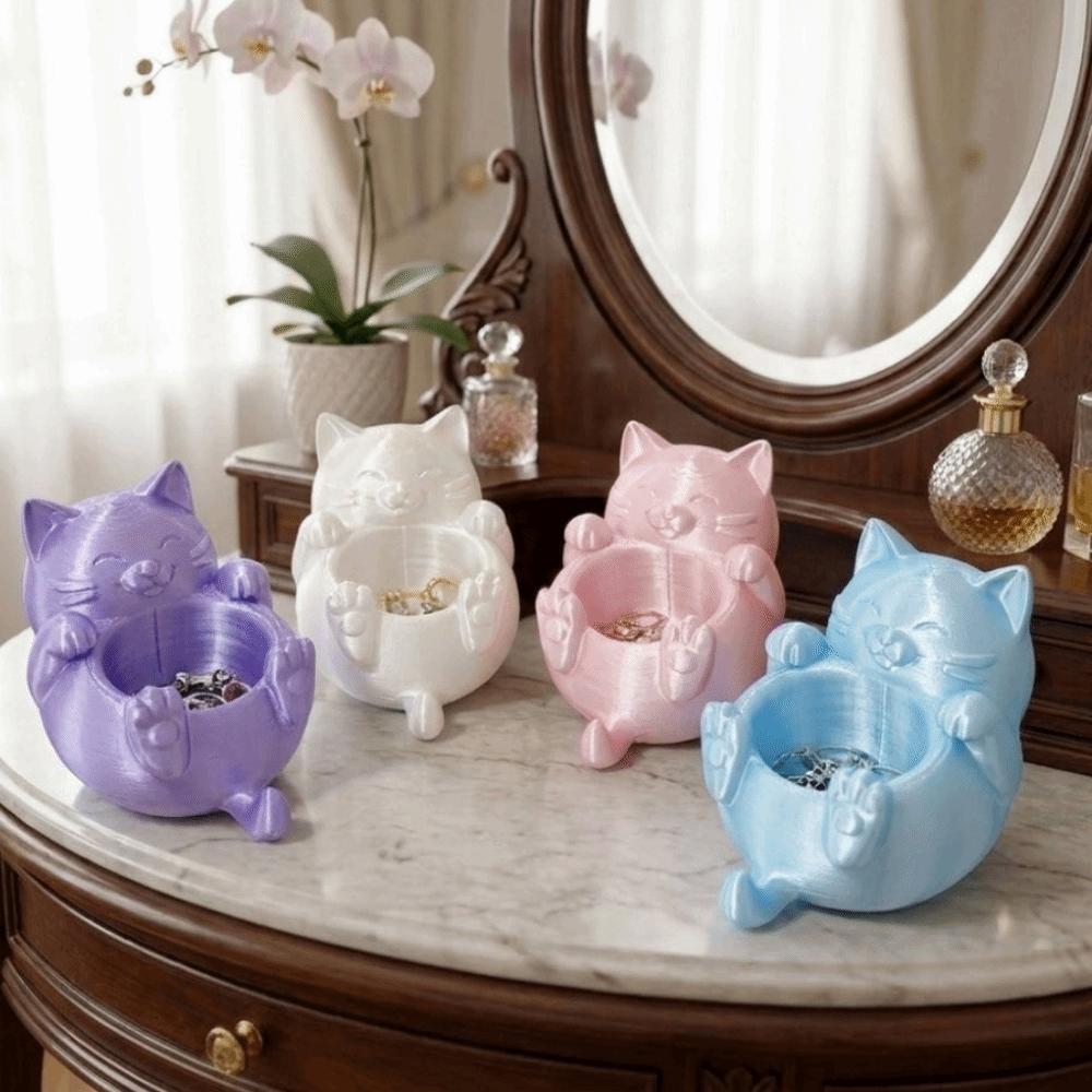 Decorative Lucky Cat Storage Box Cute Jewelry Storage Box Home Decoration