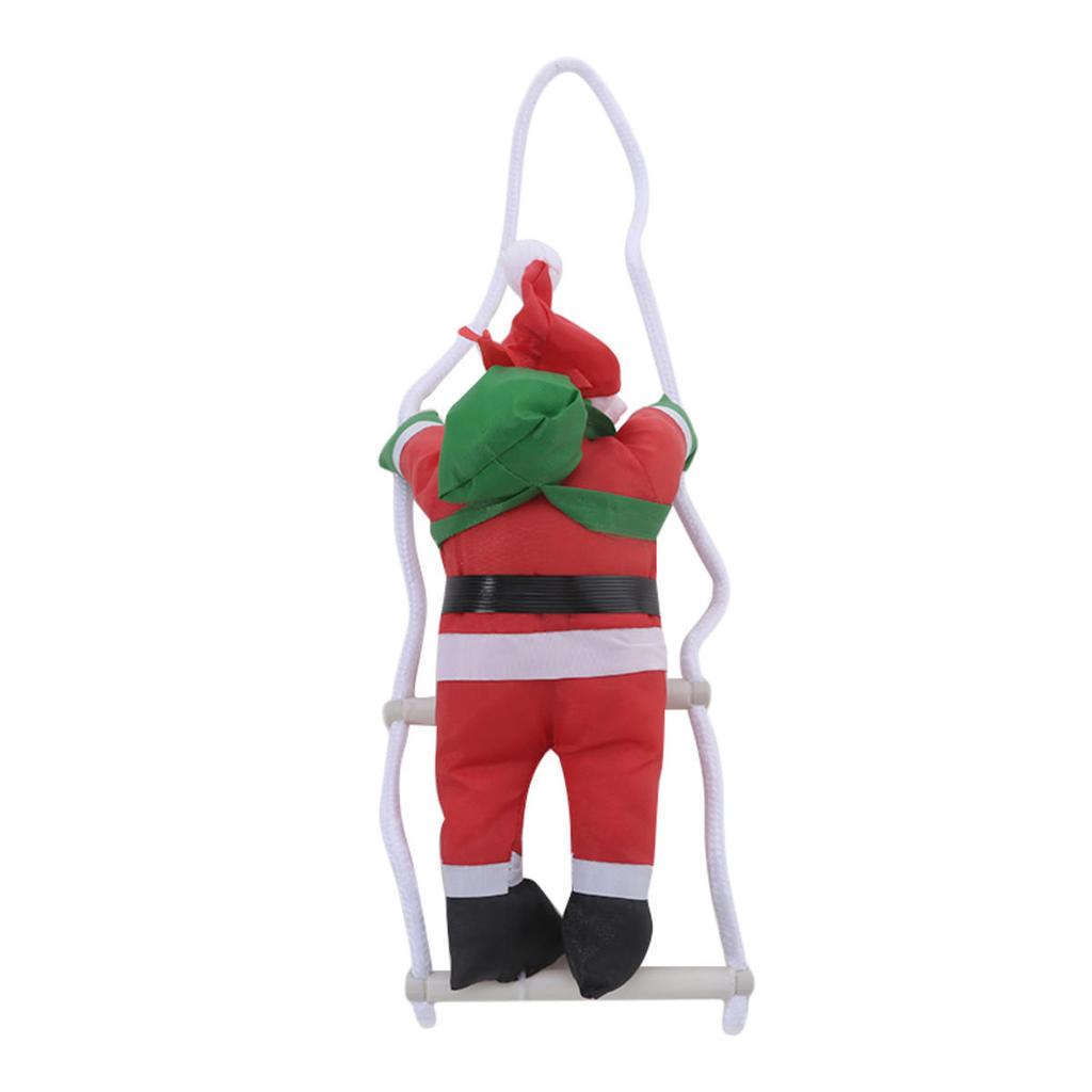 Christmas Santa Claus Climbing Ladder Doll Christmas Tree Hanging Decoration Indoor Door Wall Xmas Pendant New Year Gifts