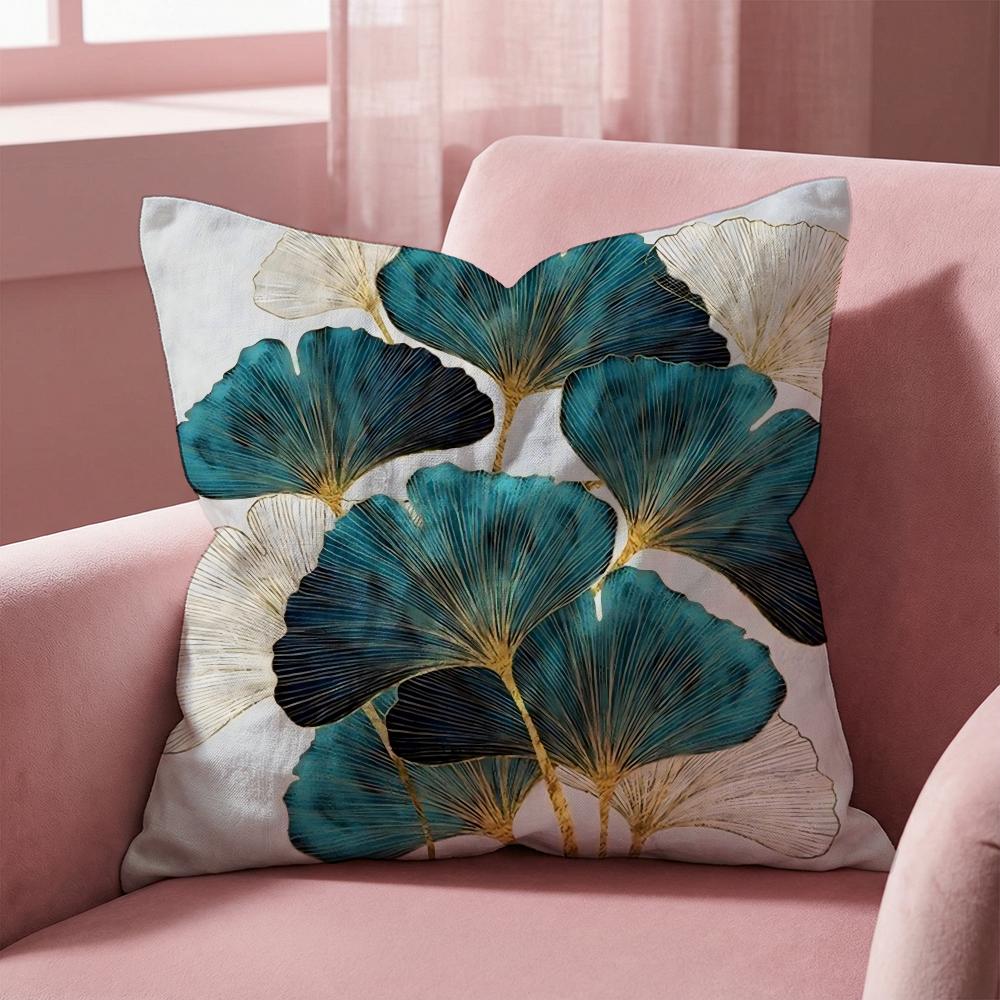 Oil Painting Floral Elegant  Cushion Cover Multi-Scene Pillow Cover for Home & Car - Reversible, Soft & Durable for Daily Use