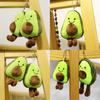 Cute Avocado Plush Keychain Student-friendly Green Crystal Soft Stuffed Toy