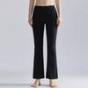 High-Waisted Micro-Flare Nude Yoga Pants: Butt Lifting, Skin-Friendly, High Elasticity, Slimming Sportswear for Women.