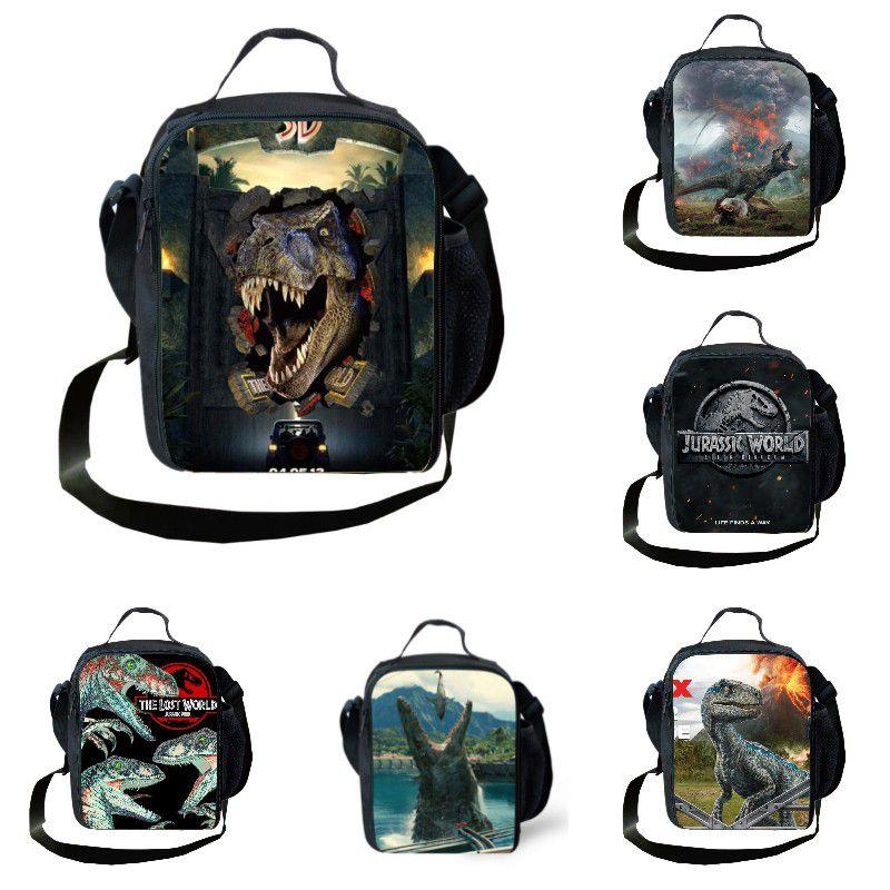 Jurassic Park Dinosaur 3d Lunch Bag For Kids With Tyrannosaurus Rex Print