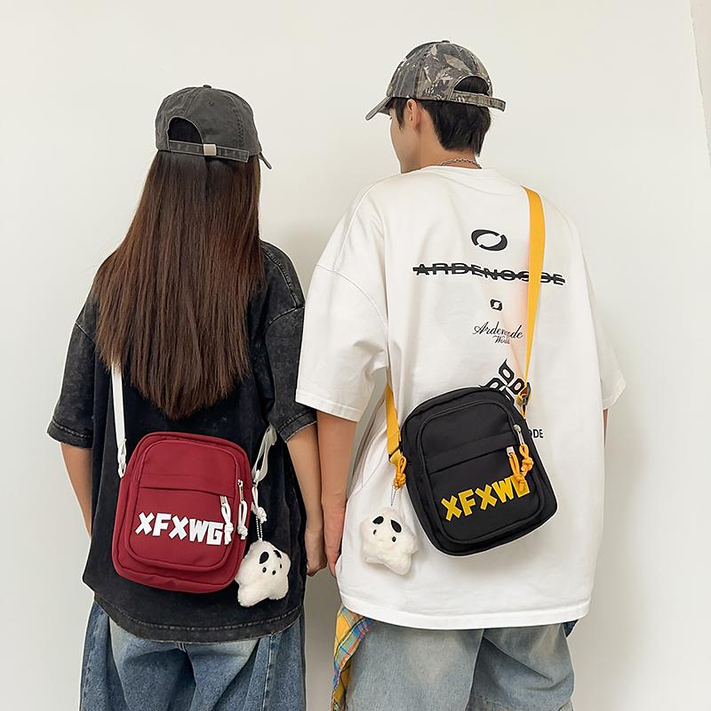 

Student Letter Crossbody Bag Women s Lightweight Shoulder Bag Men s Mobile Phone Bag темно-синього кольору