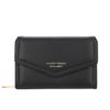 Women'S Wallet Fashion Lychee Grain PU Leather Women'S Zipper Buckle Horizontal Coin Purse Multi Card Bag
