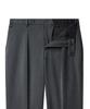 Musinsa Standard Reverse One-Pleat Wide Hidden Banding Slacks [Medium Gray]